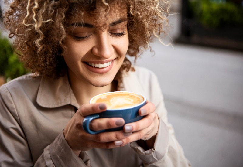 Effects of Coffee on Teeth with Visible Stains in McAllen, TX